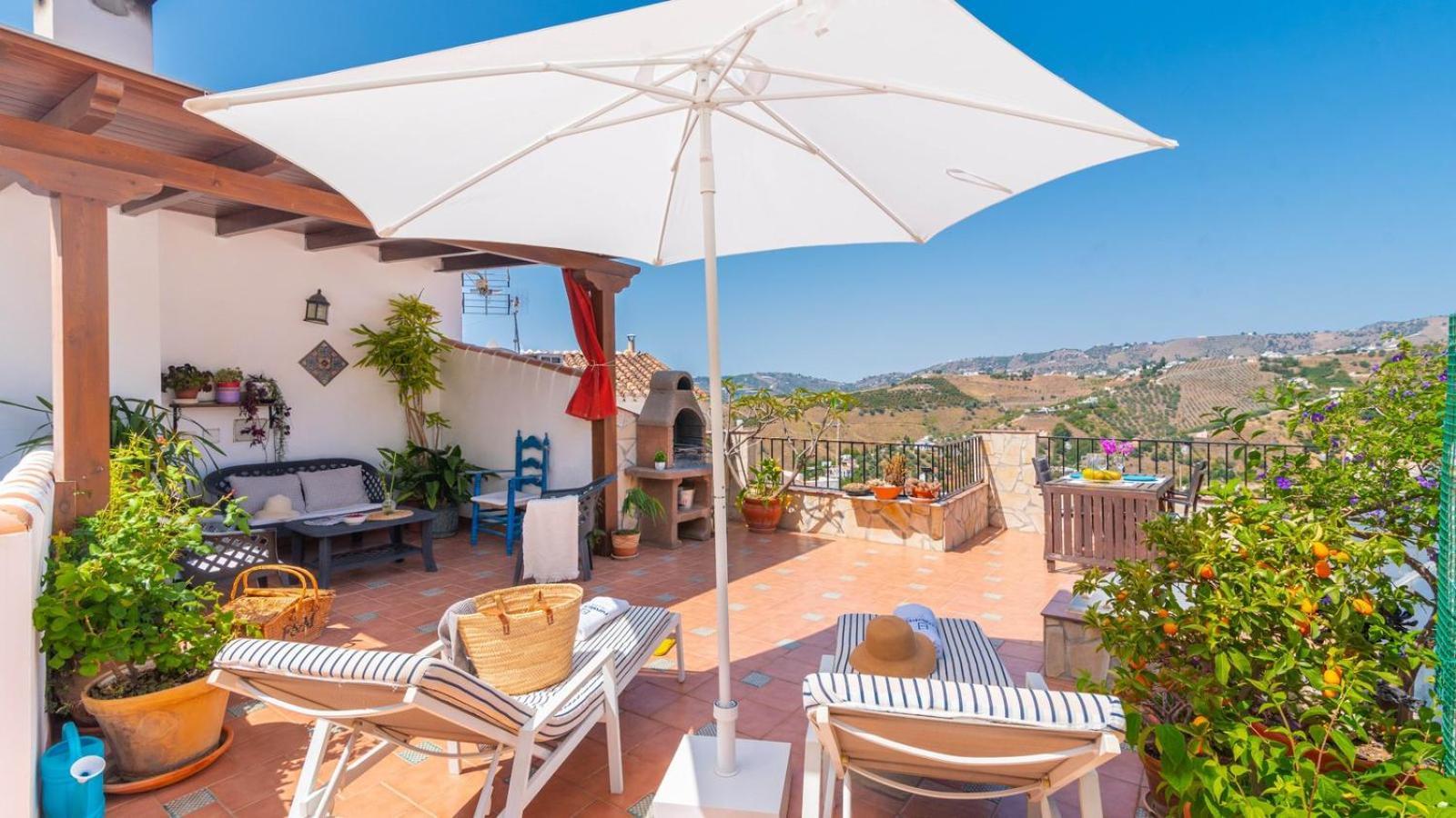 Casa Arcos De Almona Frigiliana By Ruralidays Villa Bagian luar foto
