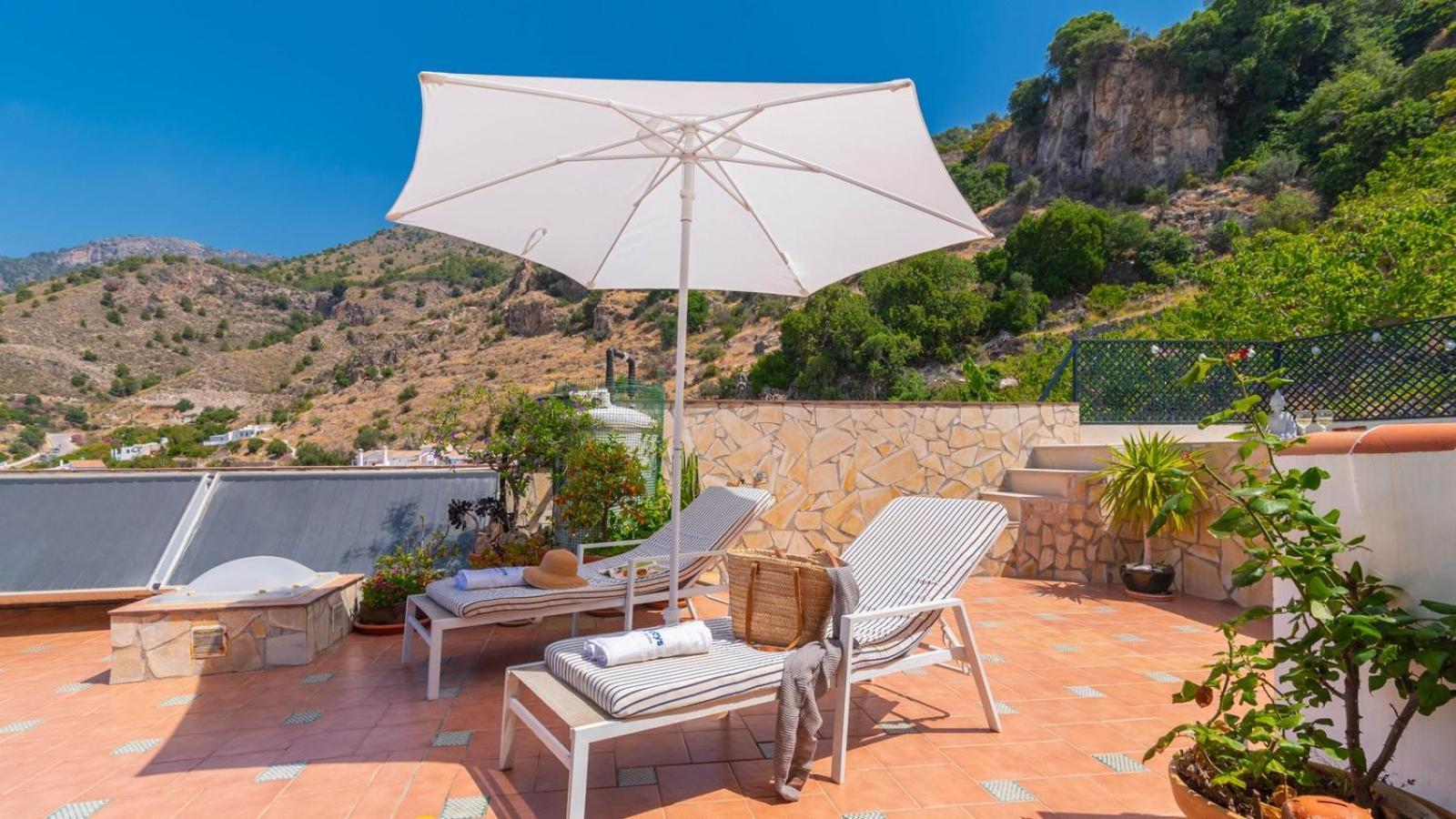 Casa Arcos De Almona Frigiliana By Ruralidays Villa Bagian luar foto