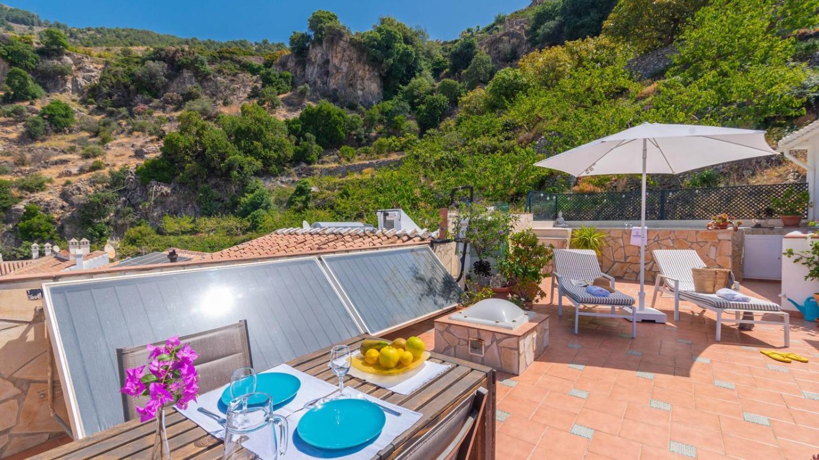 Casa Arcos De Almona Frigiliana By Ruralidays Villa Bagian luar foto