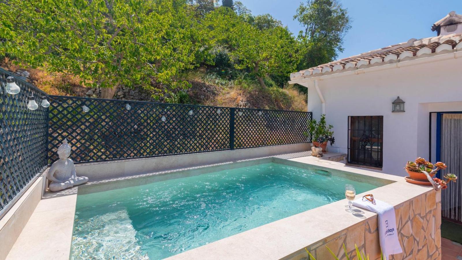 Casa Arcos De Almona Frigiliana By Ruralidays Villa Bagian luar foto