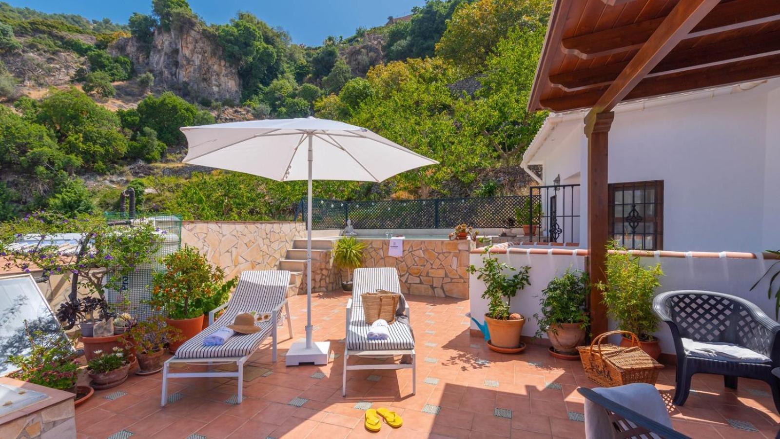 Casa Arcos De Almona Frigiliana By Ruralidays Villa Bagian luar foto