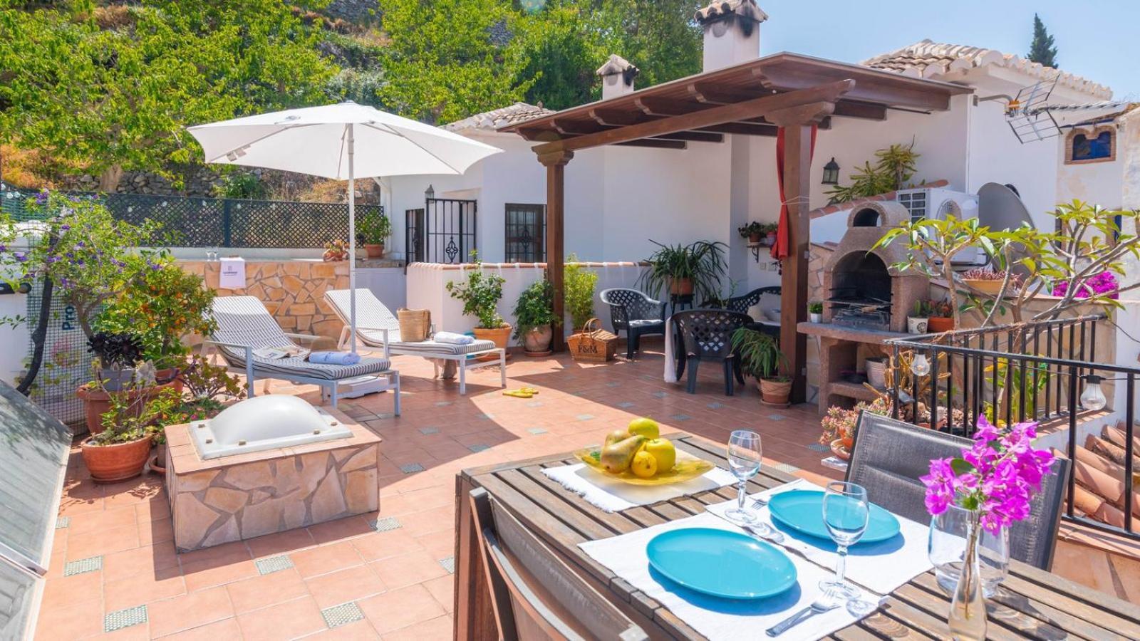 Casa Arcos De Almona Frigiliana By Ruralidays Villa Bagian luar foto